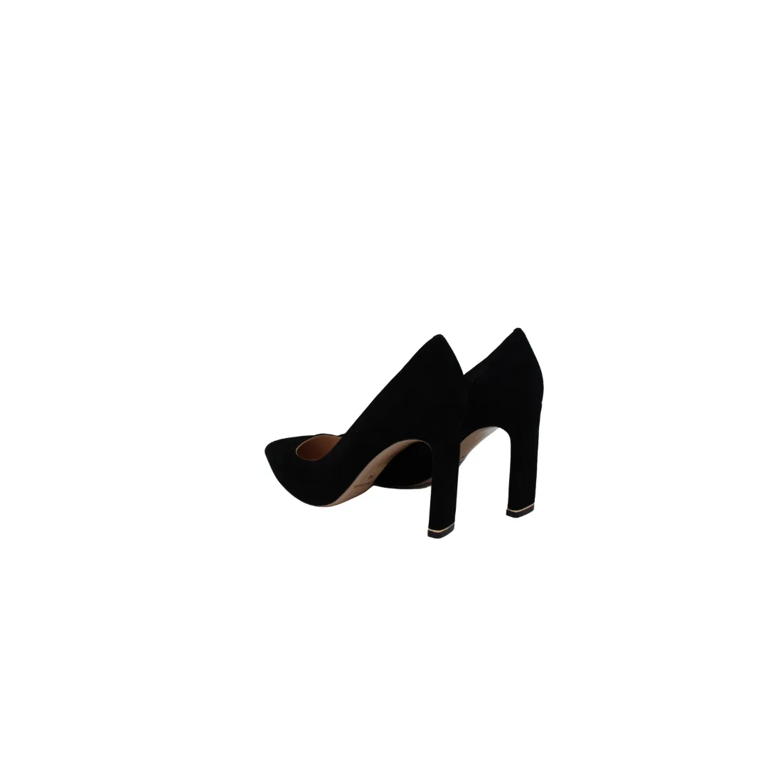 AiciBerllucci Bella 7 Ladies Black Suede Heel