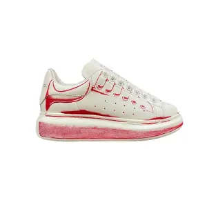 ALEXANDRO MACQUEEN HAND PAINTED GRAFFITI VERSATILE CHUNKY SOLE UNISEX SNEAKER