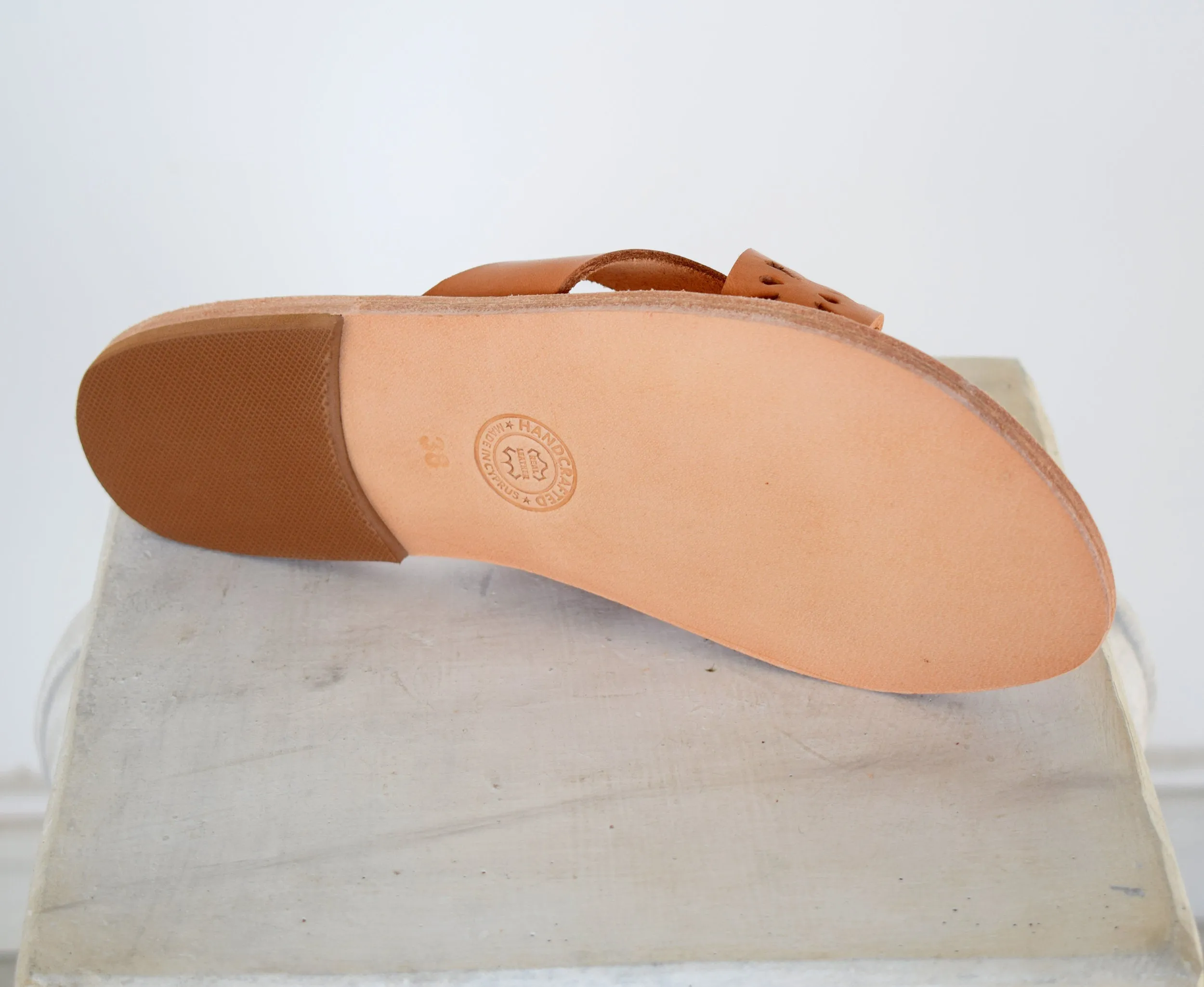 Ancient Greek leather sandals, Greek Women Slide Sandals, Leather Sandals, Women Leather Slide Sandals, Slip on sandals, ORCHIDEA