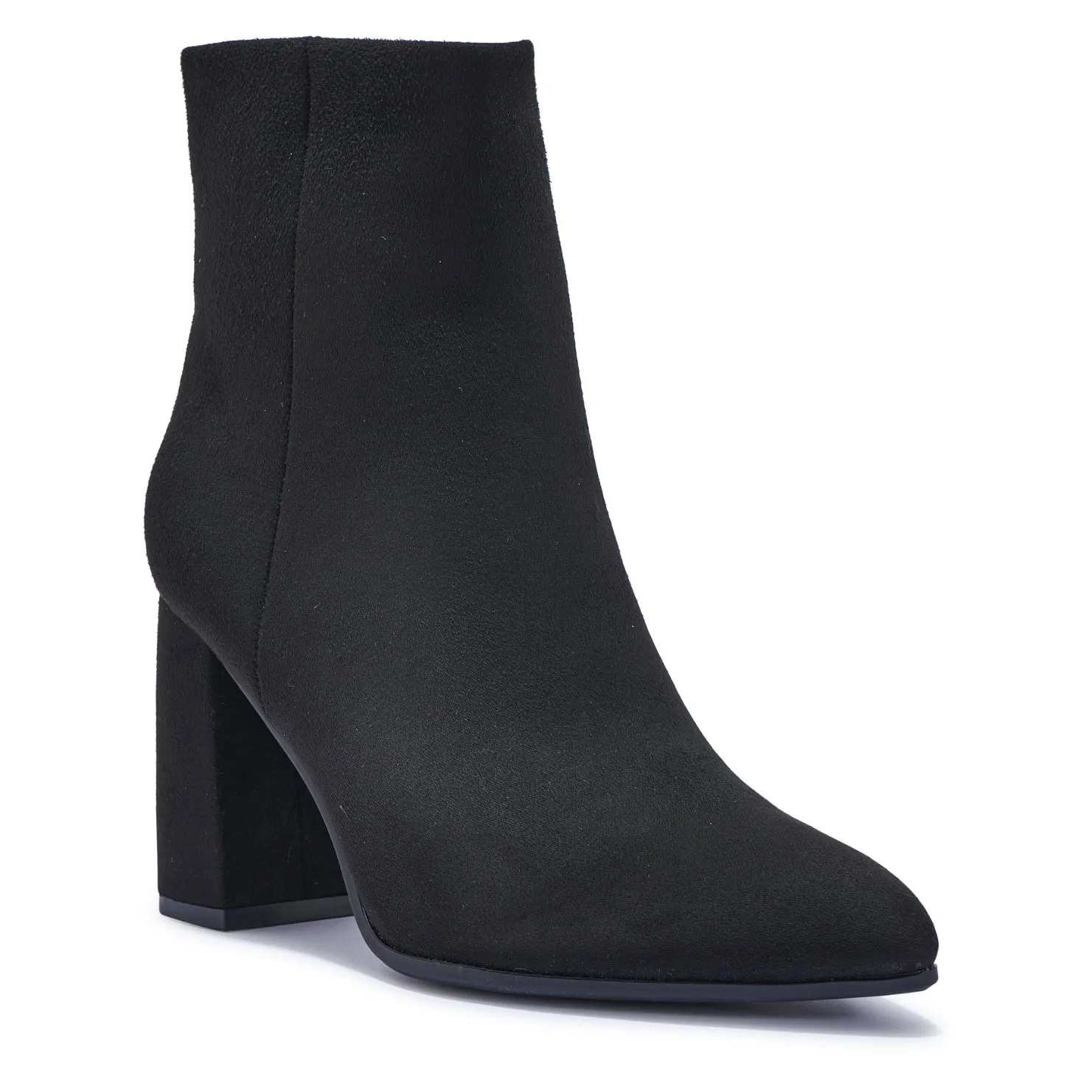 BAILEYS12 POINTY TOE BLOCK HEEL ANKLE BOOT