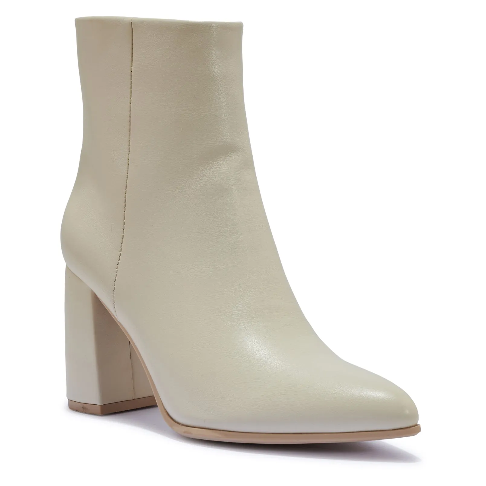 BAILEYS12 POINTY TOE BLOCK HEEL ANKLE BOOT