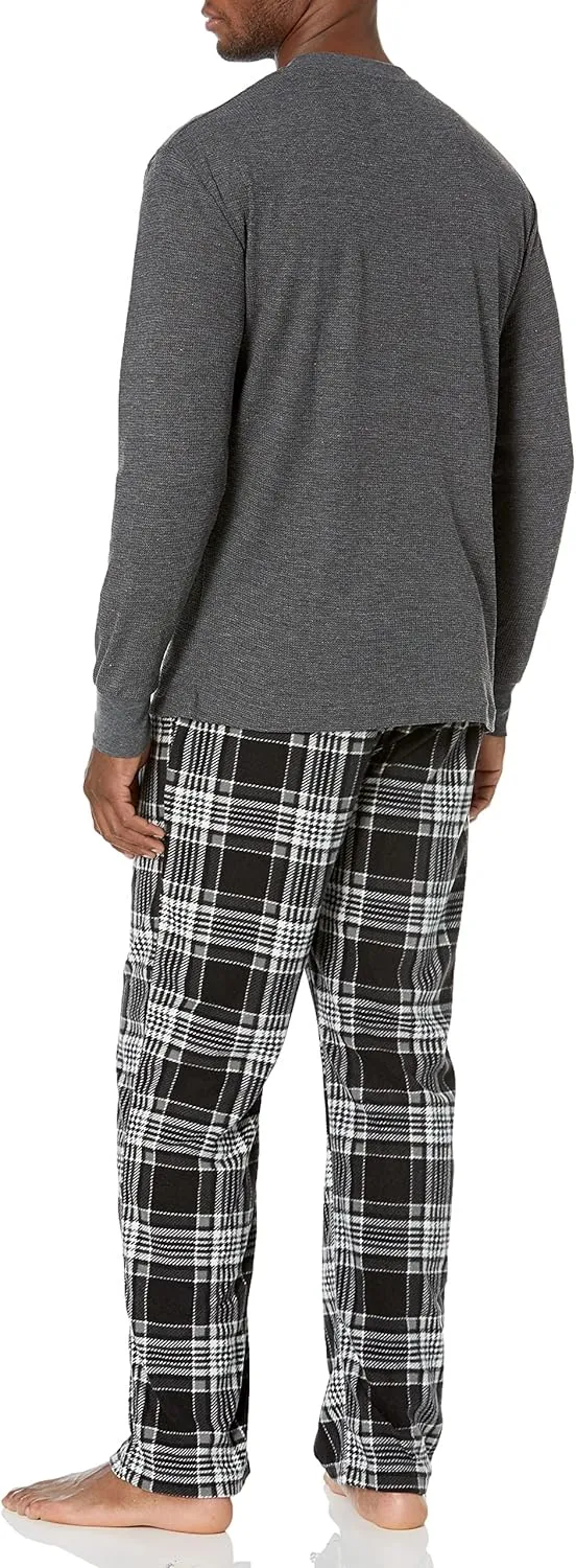 Beverly Hills Polo Club Men's Beverly Hills Polo Polar Fleece Set W/Thermal Top
