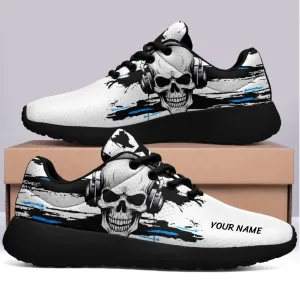 Buy One Get One White Color Personalized Skull Shoe Comfortable Shoe,White Color,SN-23023-B