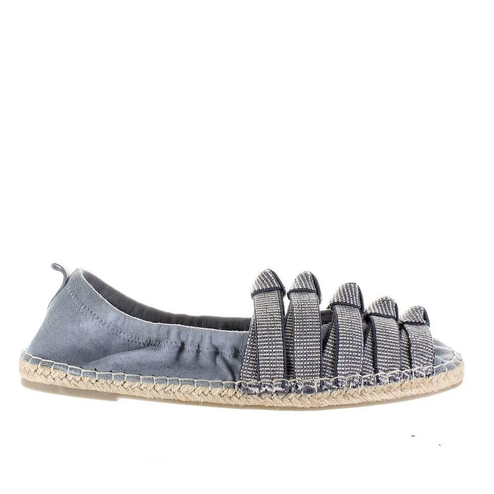 Cecelia New York Candice Blue Jeans Slip On Womens Rounded Toe Casual Loafers