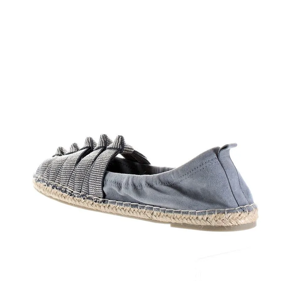 Cecelia New York Candice Blue Jeans Slip On Womens Rounded Toe Casual Loafers