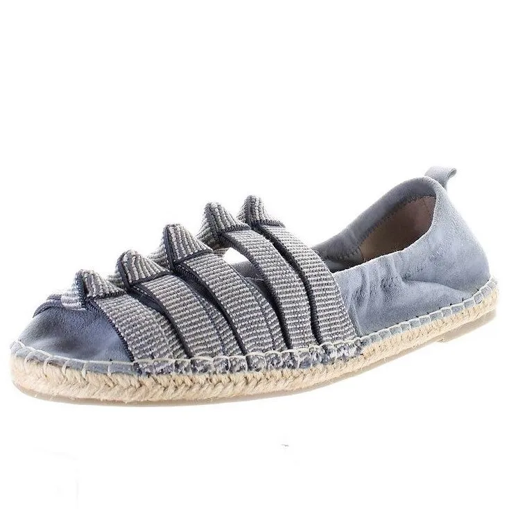Cecelia New York Candice Blue Jeans Slip On Womens Rounded Toe Casual Loafers