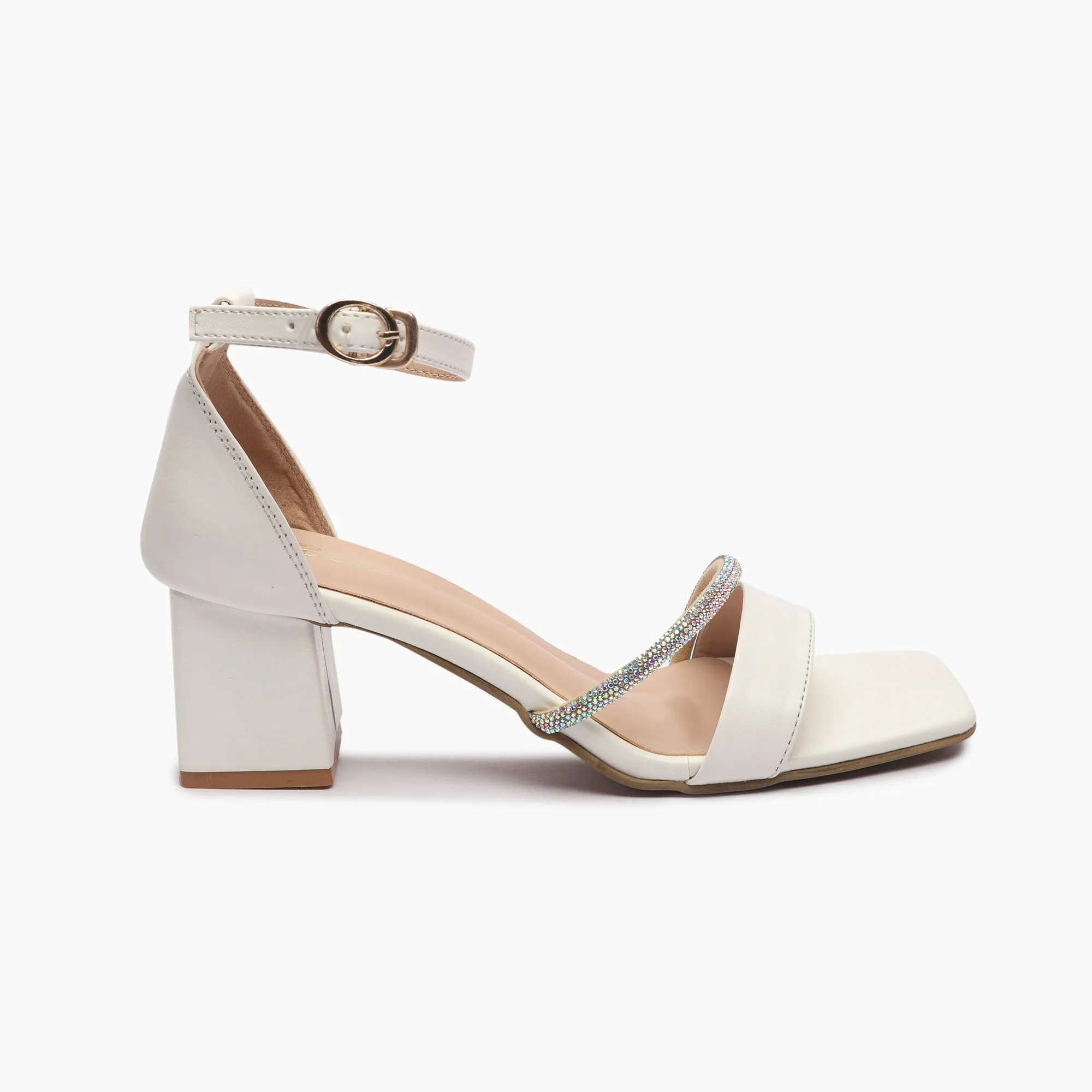 Chain Embellished Strappy Sandals