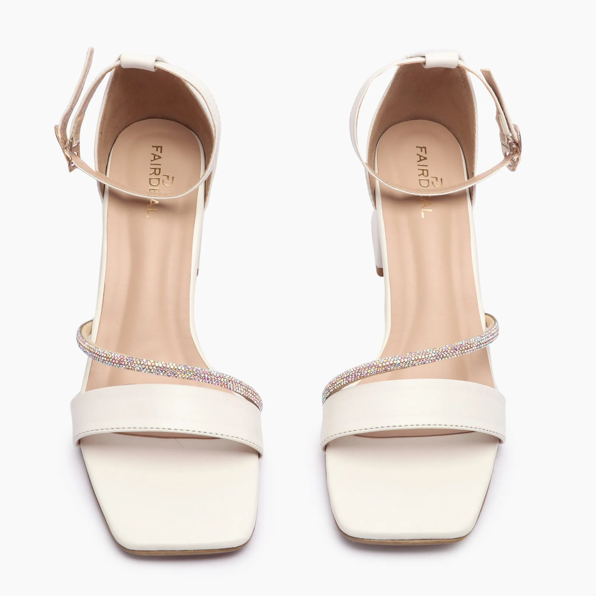 Chain Embellished Strappy Sandals