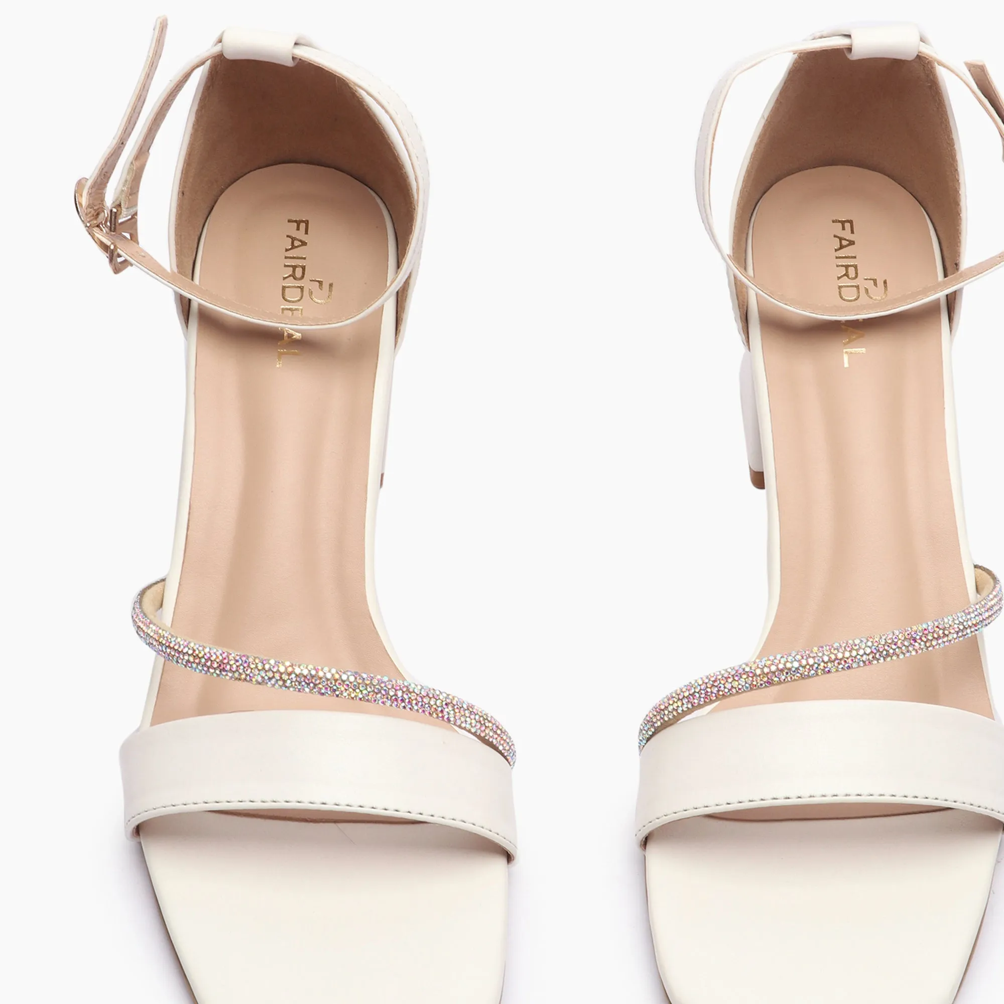 Chain Embellished Strappy Sandals