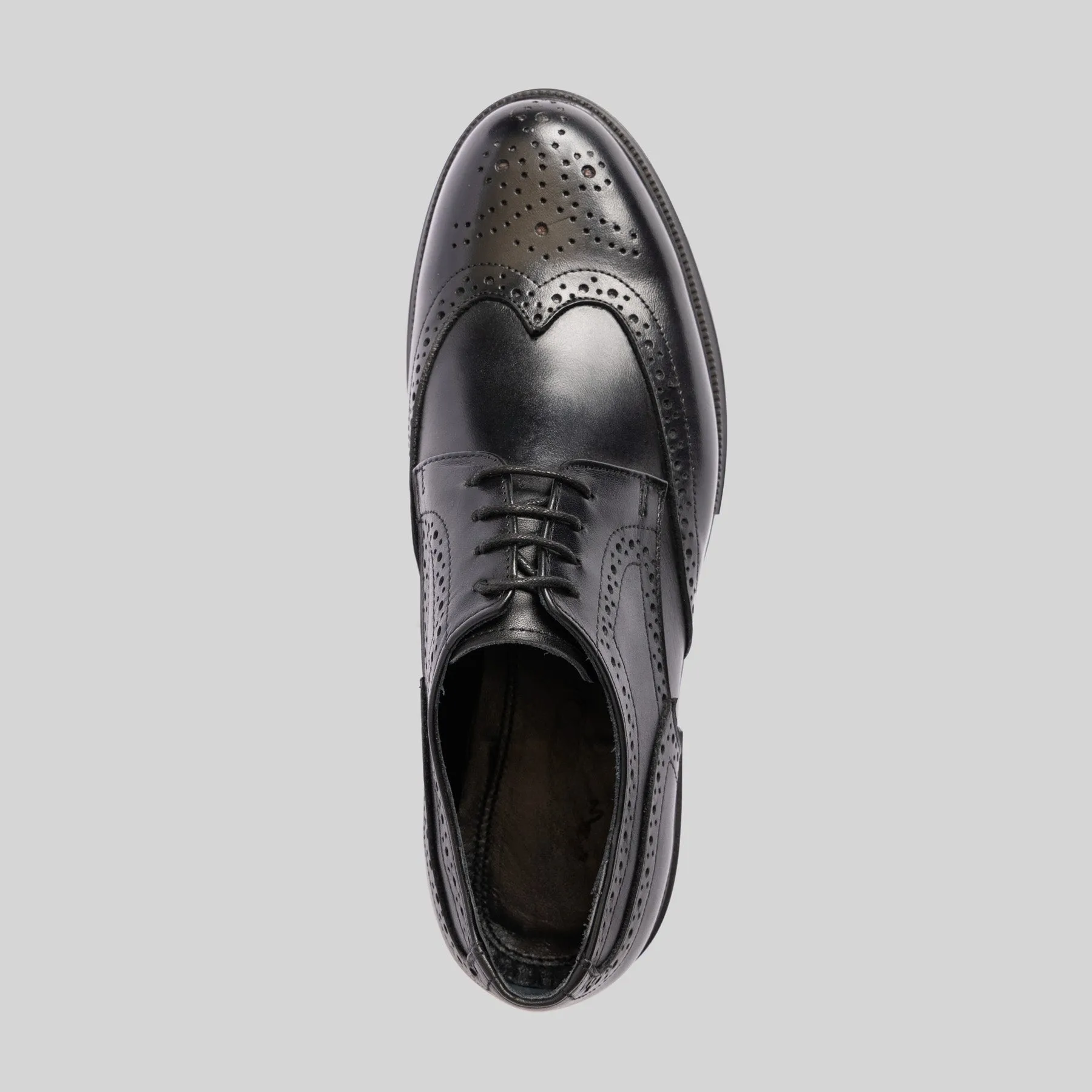 Chunky Black Brogue