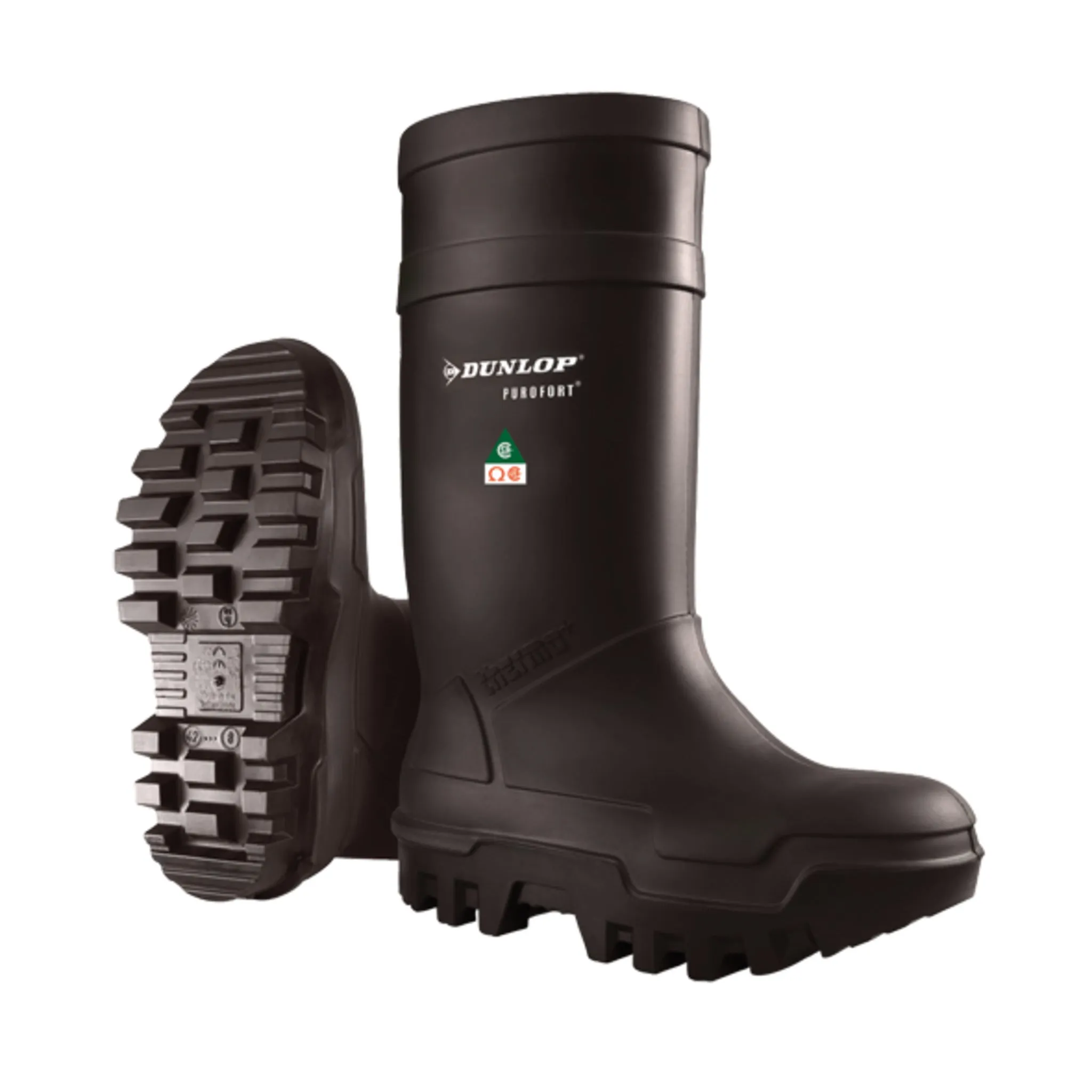 Dunlop Men's Winter Safety Work Boots Purofort Thermo  Steel Toe, CSA/ASTM Approved, -58°F (-50°C) Rated, Slip Resistant, Waterproof, Durable, Comfortable | Sizes 6-15