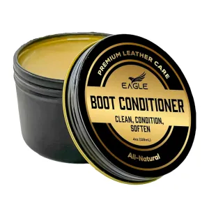 Eagle Leather Balm - Compatible with Dr. Martens Wonder Balsam - Premium Leather Conditioner for Boots, Shoes, and Jackets - Softens, Conditions, and Restores Dry, Cracked Leather(120mL)