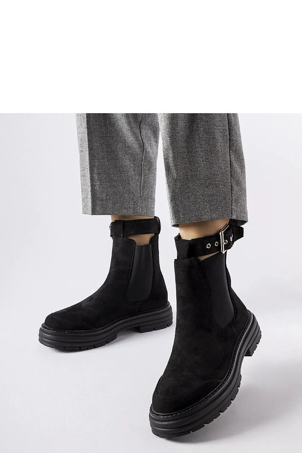 Elegant stylish ankle boots
