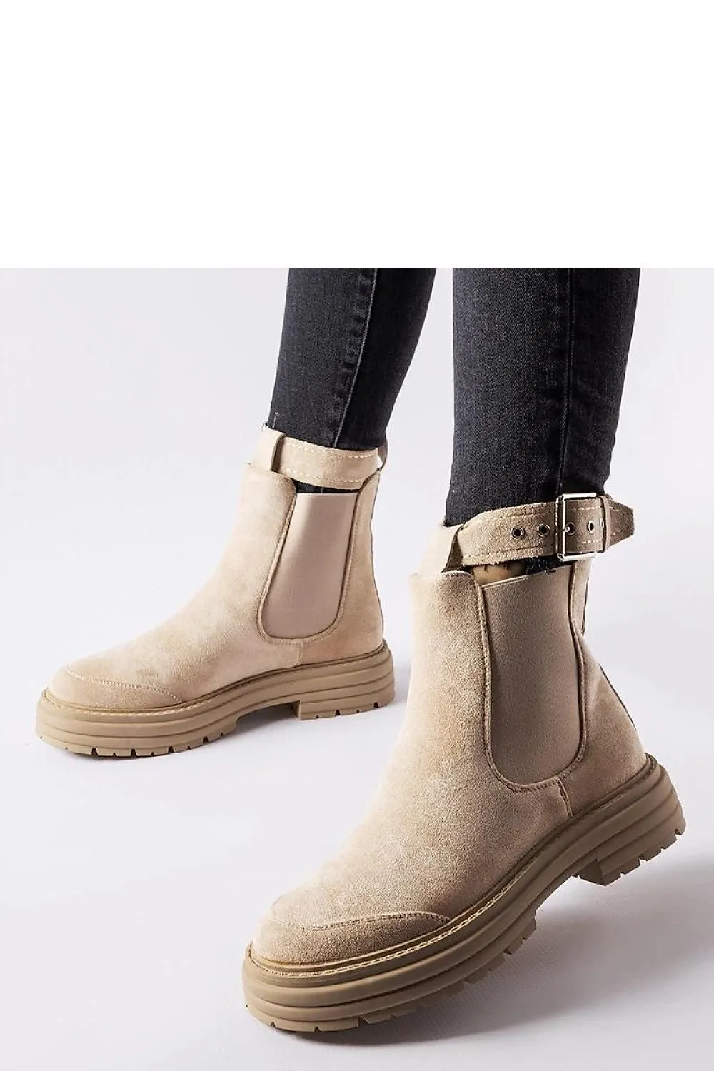Elegant stylish ankle boots