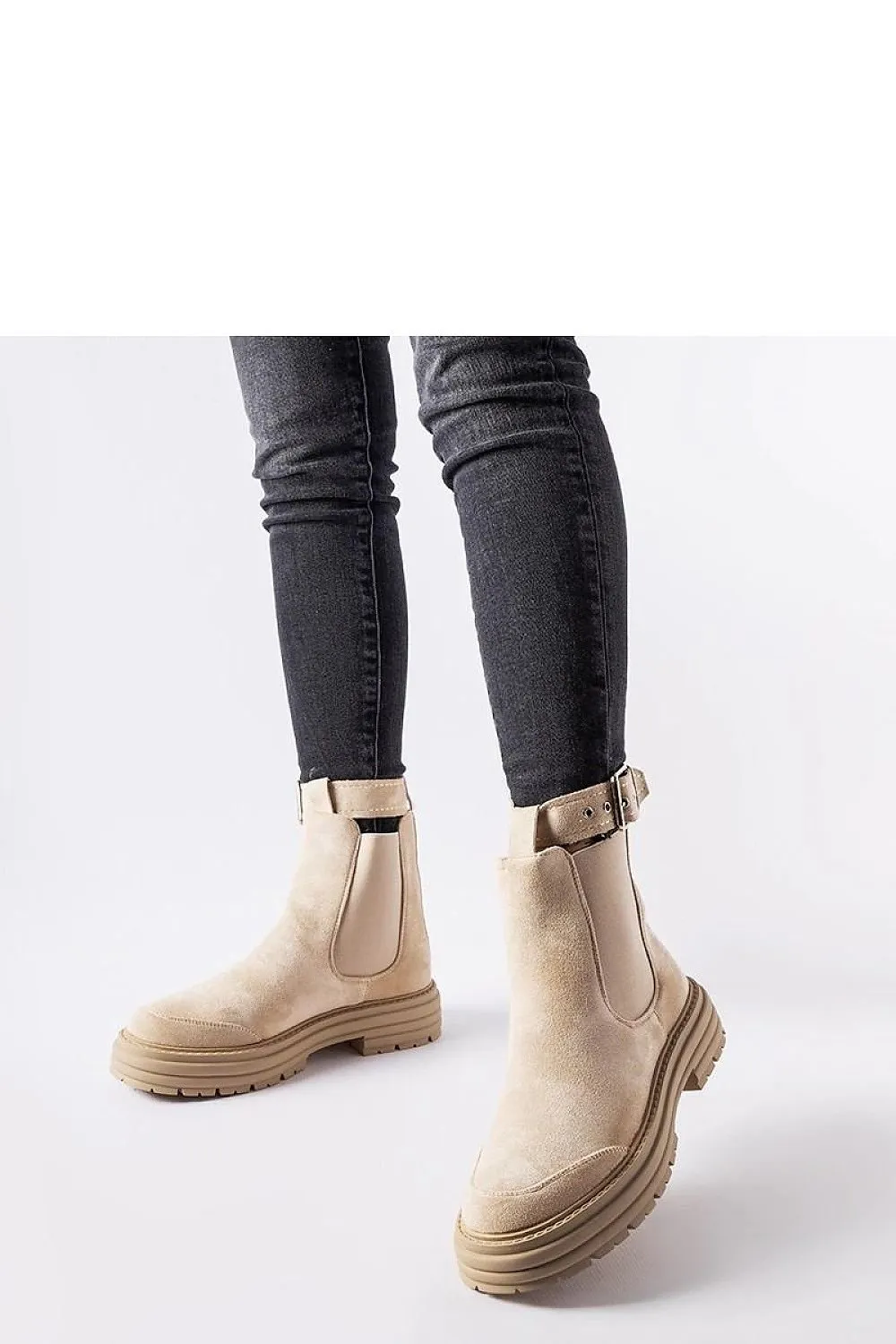Elegant stylish ankle boots