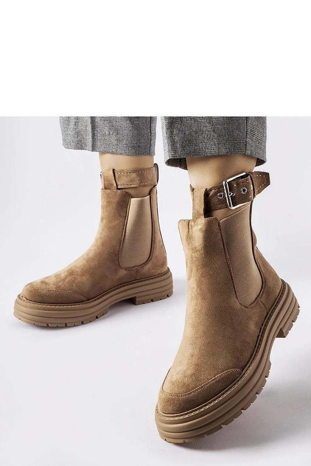 Elegant stylish ankle boots