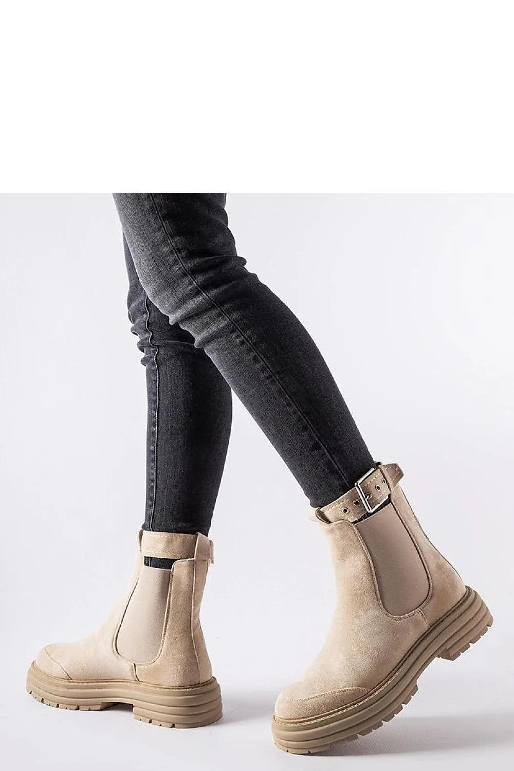 Elegant stylish ankle boots