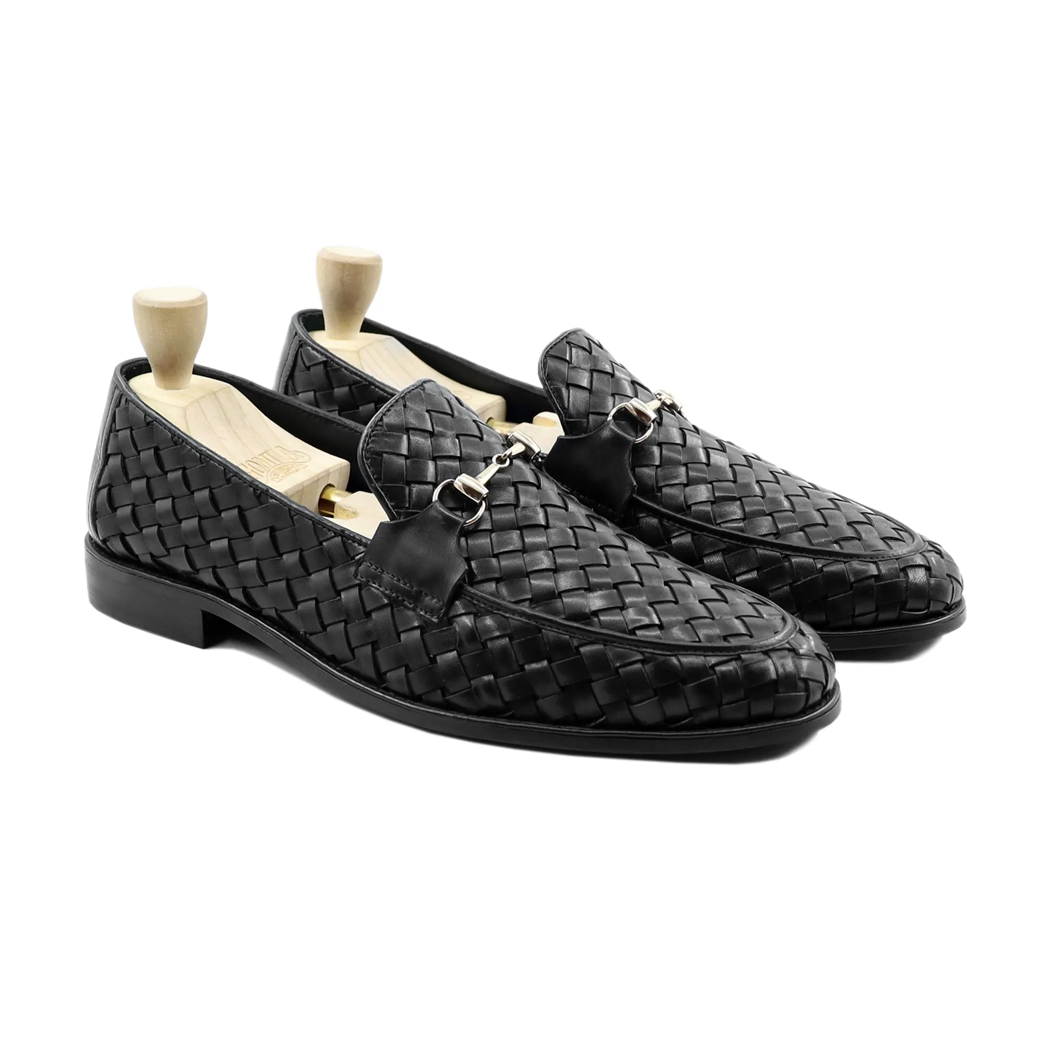 Engabreen - Men's Black Calf Leather Loafer