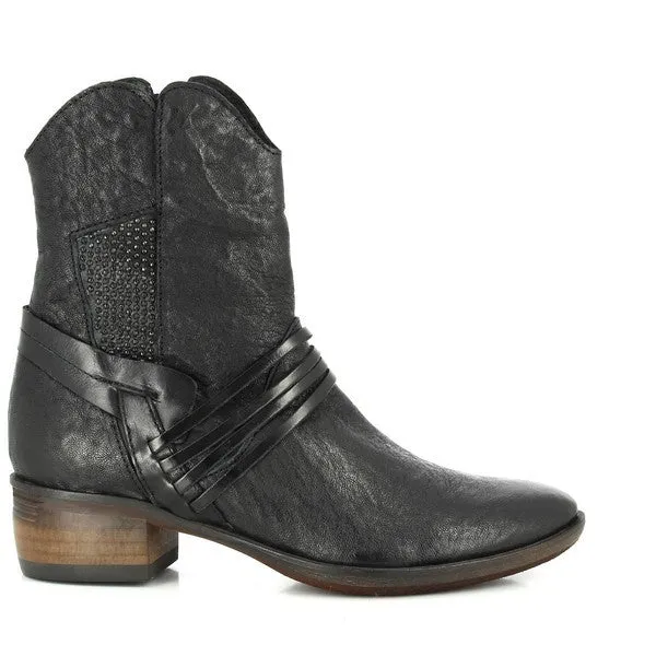 Felmini 1018 Black Ankle Boots