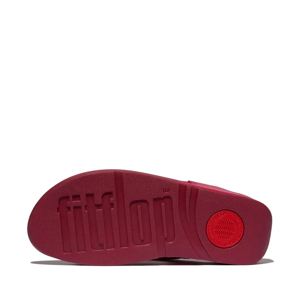 FitFlop Lulu Leather Sandals - Redberry