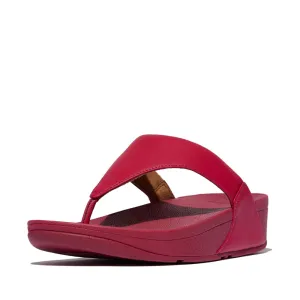 FitFlop Lulu Leather Sandals - Redberry
