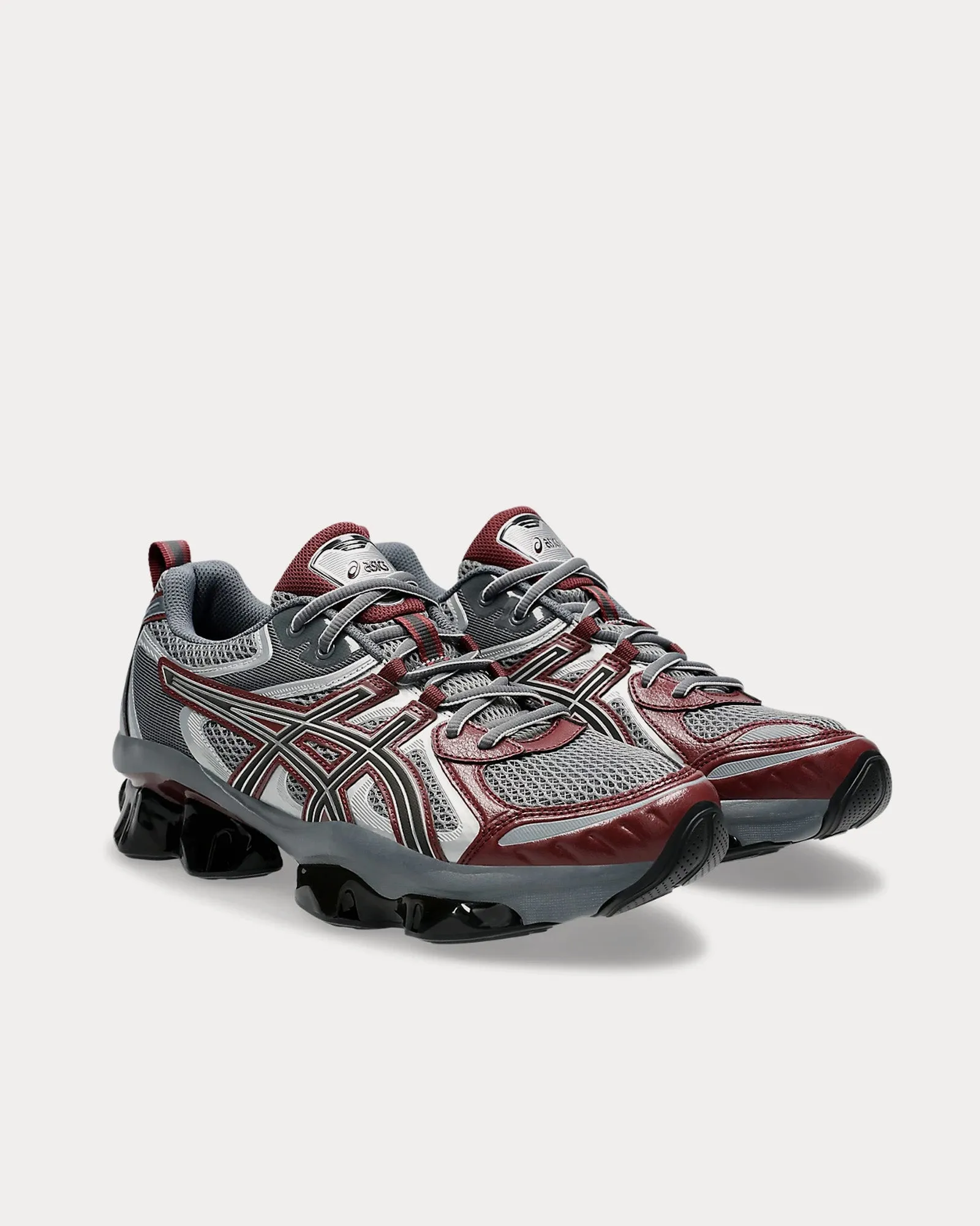 Gel-Quantum Kinetic Sheet Rock / Dark Cherry Low Top Sneakers