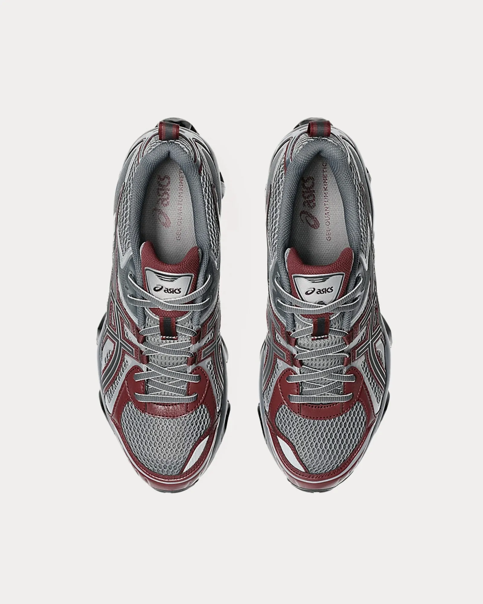 Gel-Quantum Kinetic Sheet Rock / Dark Cherry Low Top Sneakers