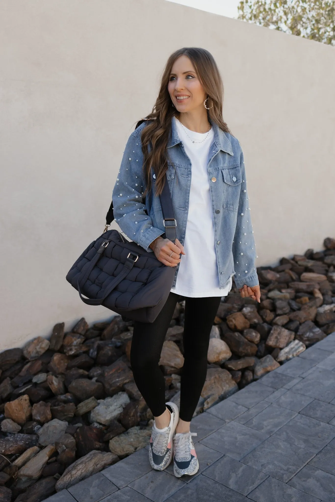 Glitter Leopard Star Colorblock Sneaker