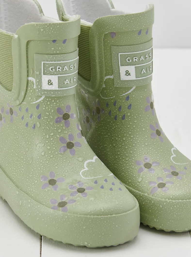Grass & Air Wellies | Floral Colour Changing | Green