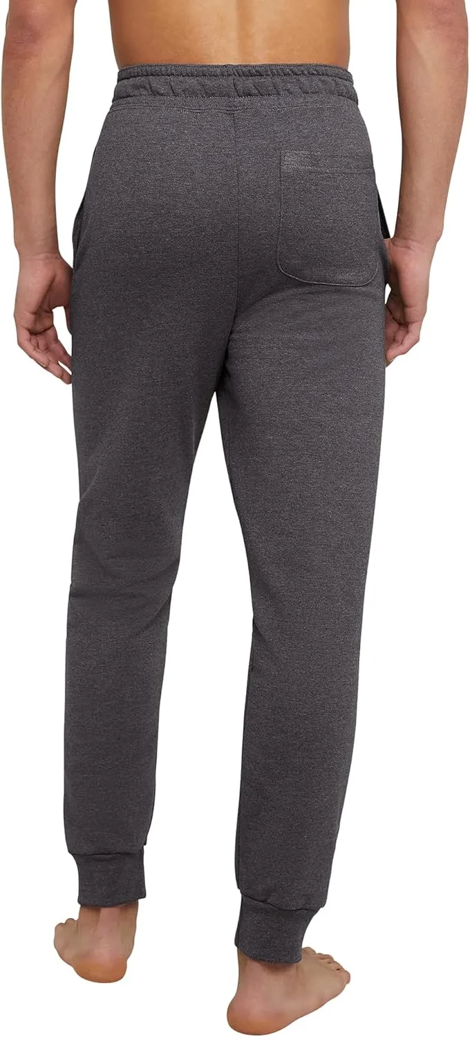 Hanes EcoSmart Jogger Sweatpants, Men's Midweight Fleece Lounge Pants, 30.5"