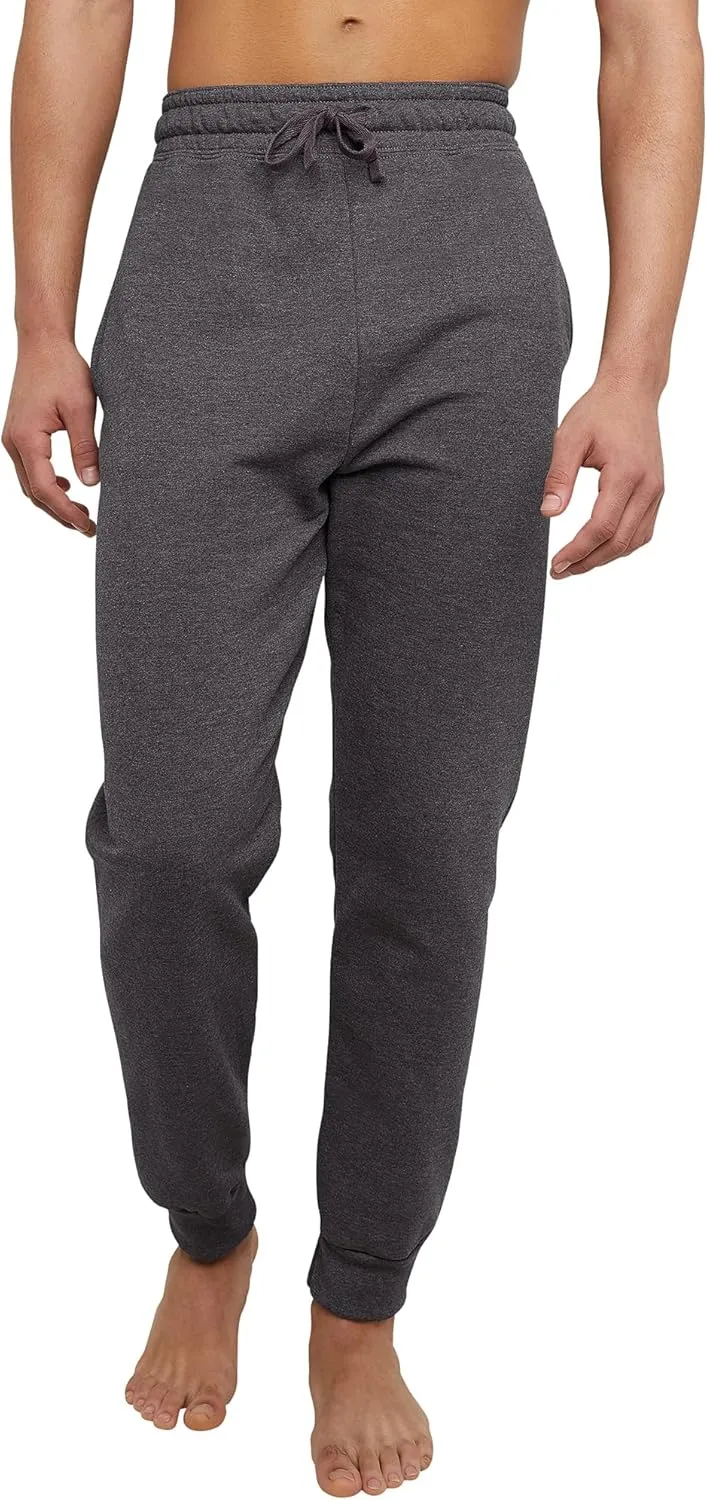 Hanes EcoSmart Jogger Sweatpants, Men's Midweight Fleece Lounge Pants, 30.5"