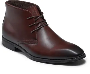 Holy dove Mens Dress Boots,Premium Leather Oxford Chukka, Waterproof Non-Slip Business Boots for Men??