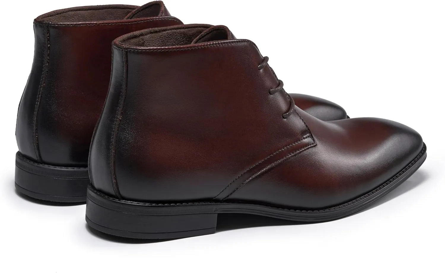 Holy dove Mens Dress Boots,Premium Leather Oxford Chukka, Waterproof Non-Slip Business Boots for Men??