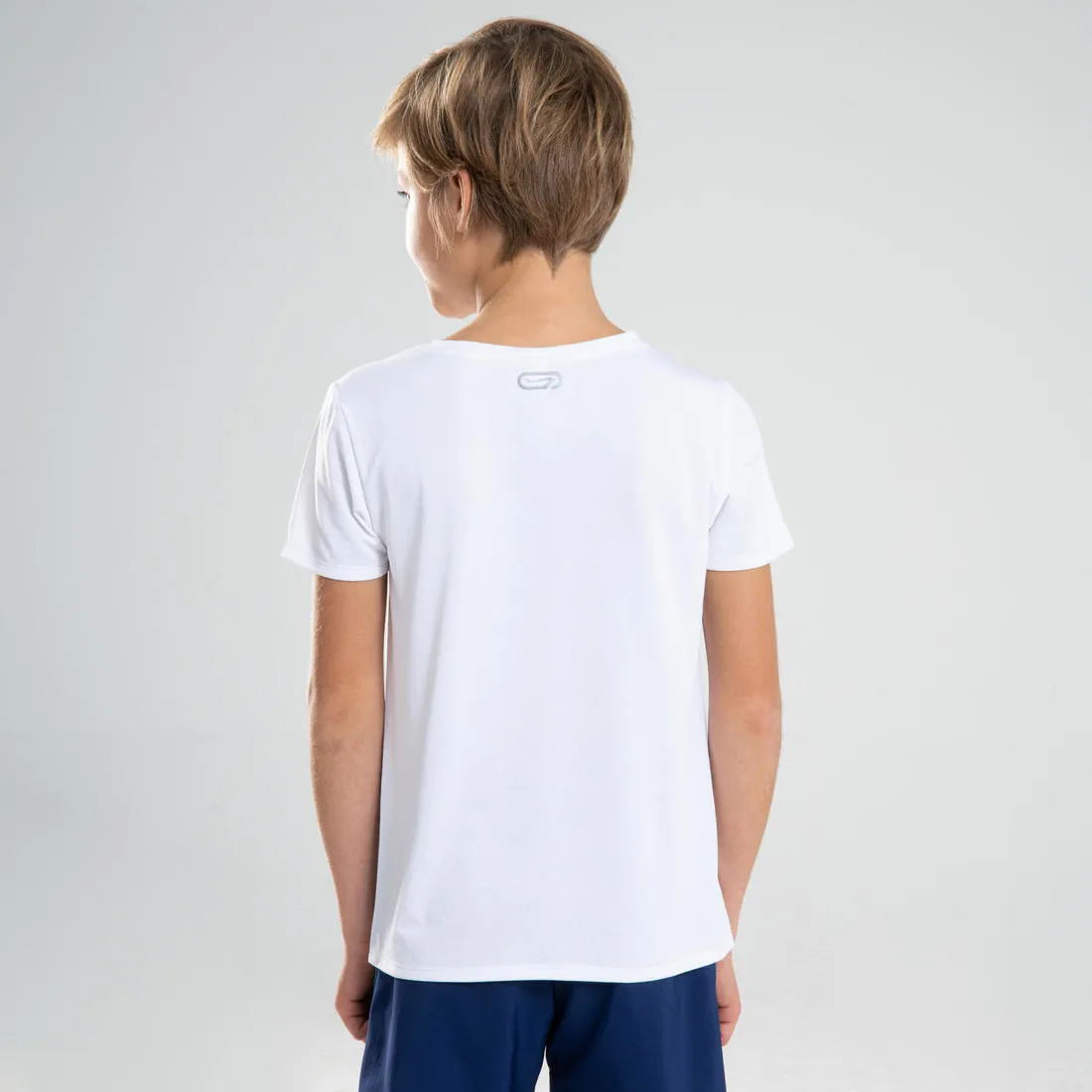 Kids' Unisex Multisport Breathable T-Shirt - White