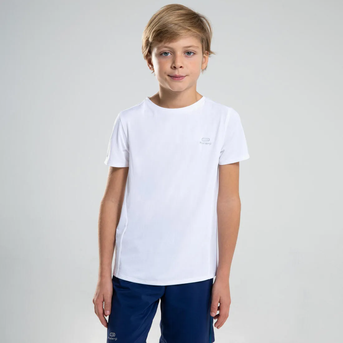 Kids' Unisex Multisport Breathable T-Shirt - White