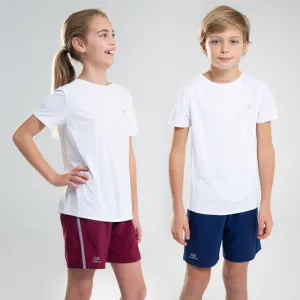 Kids' Unisex Multisport Breathable T-Shirt - White