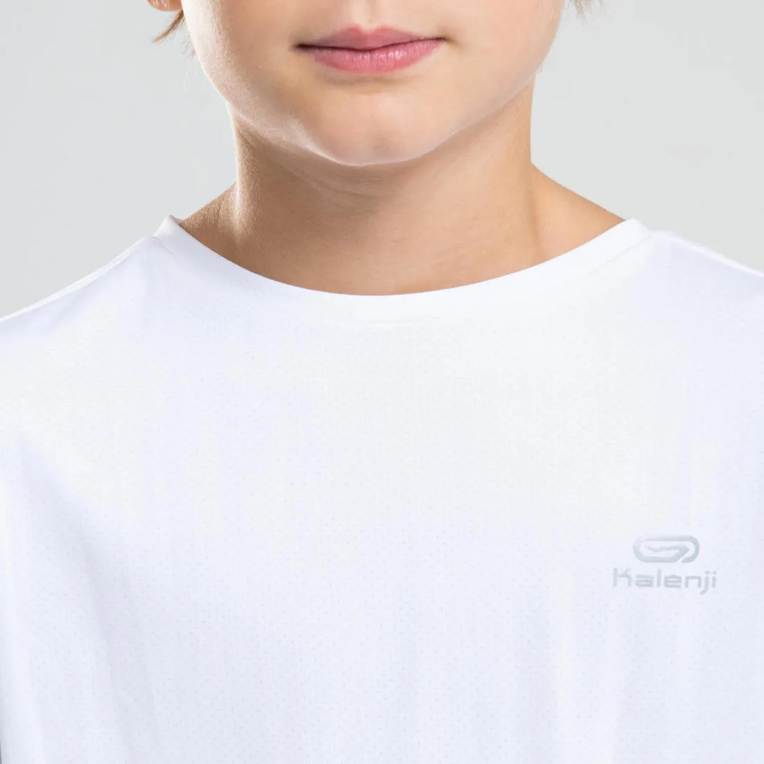Kids' Unisex Multisport Breathable T-Shirt - White