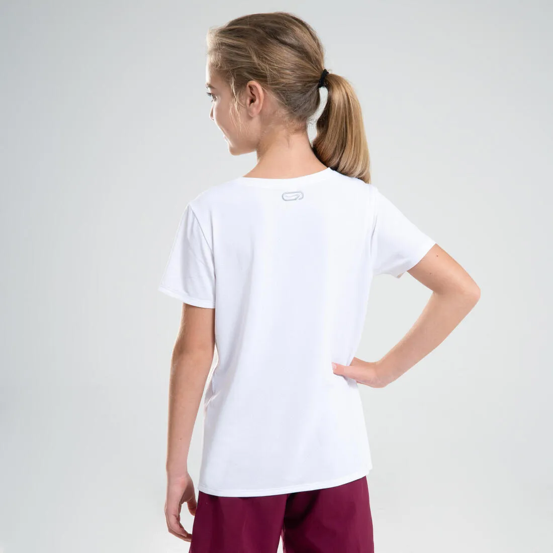 Kids' Unisex Multisport Breathable T-Shirt - White