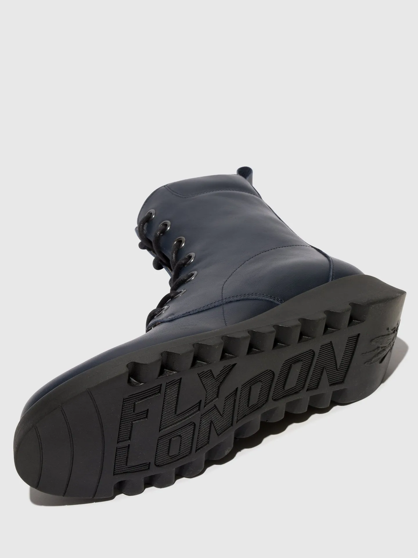 Lace-up Ankle Boots SILF015FLY NAVY