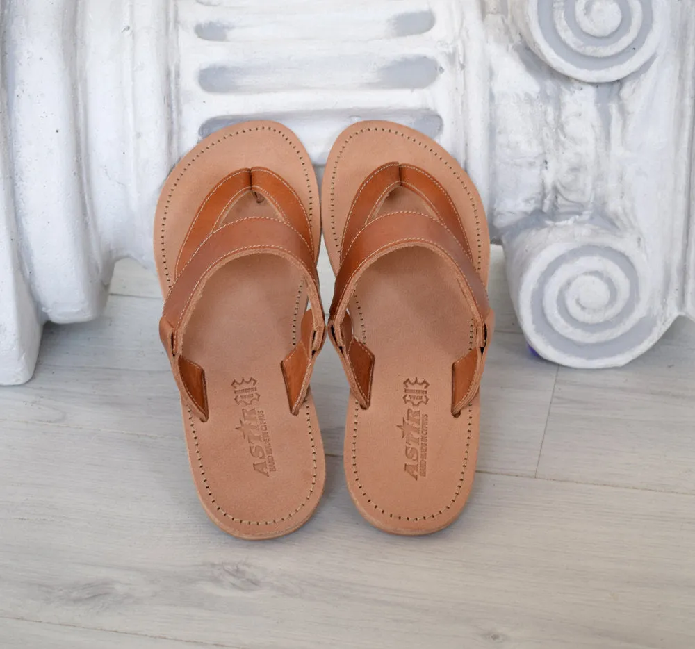 Men Sandals made with genuine Leather, Ancient Sandals, Handmade Sandals,  Flip Flop Sandals, Jesus Sandals, Greek Sandals DELOS