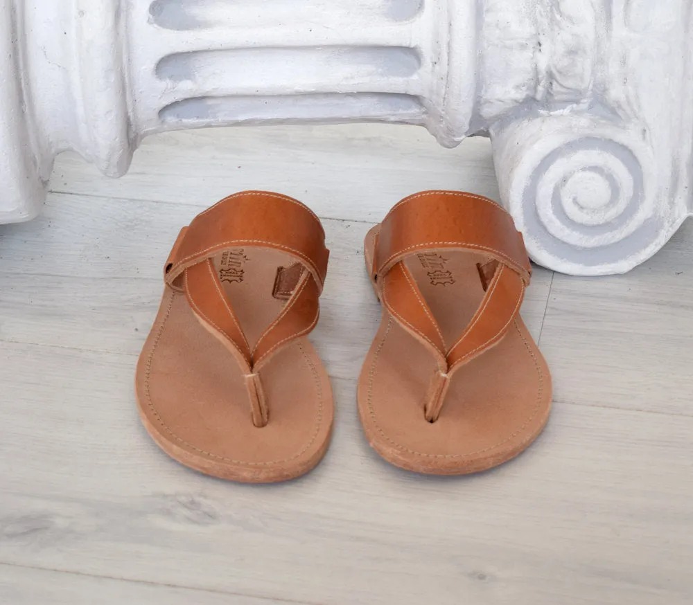 Men Sandals made with genuine Leather, Ancient Sandals, Handmade Sandals,  Flip Flop Sandals, Jesus Sandals, Greek Sandals DELOS