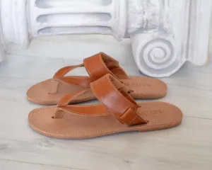 Men Sandals made with genuine Leather, Ancient Sandals, Handmade Sandals,  Flip Flop Sandals, Jesus Sandals, Greek Sandals DELOS