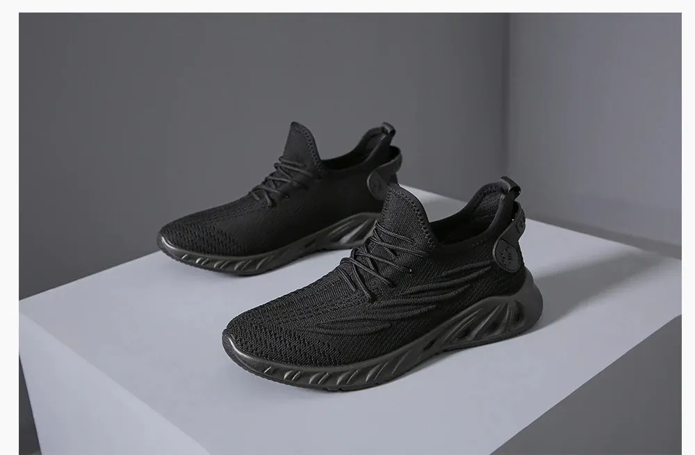 Men Shoes Comfy Design Mesh Breathable Sneakers Running Sports Shoes