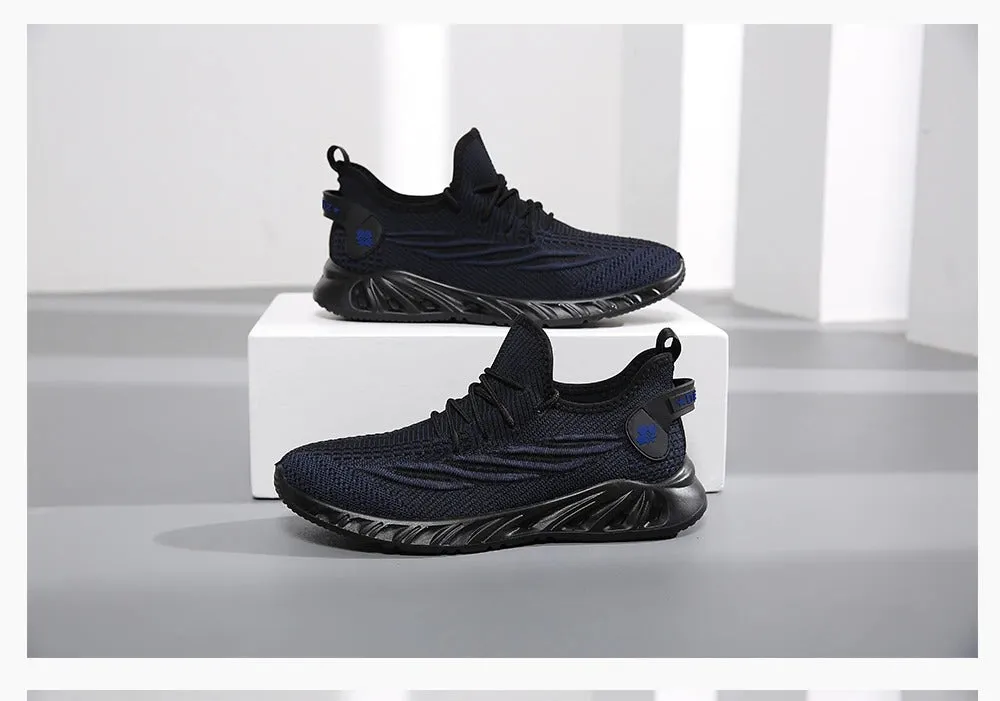 Men Shoes Comfy Design Mesh Breathable Sneakers Running Sports Shoes