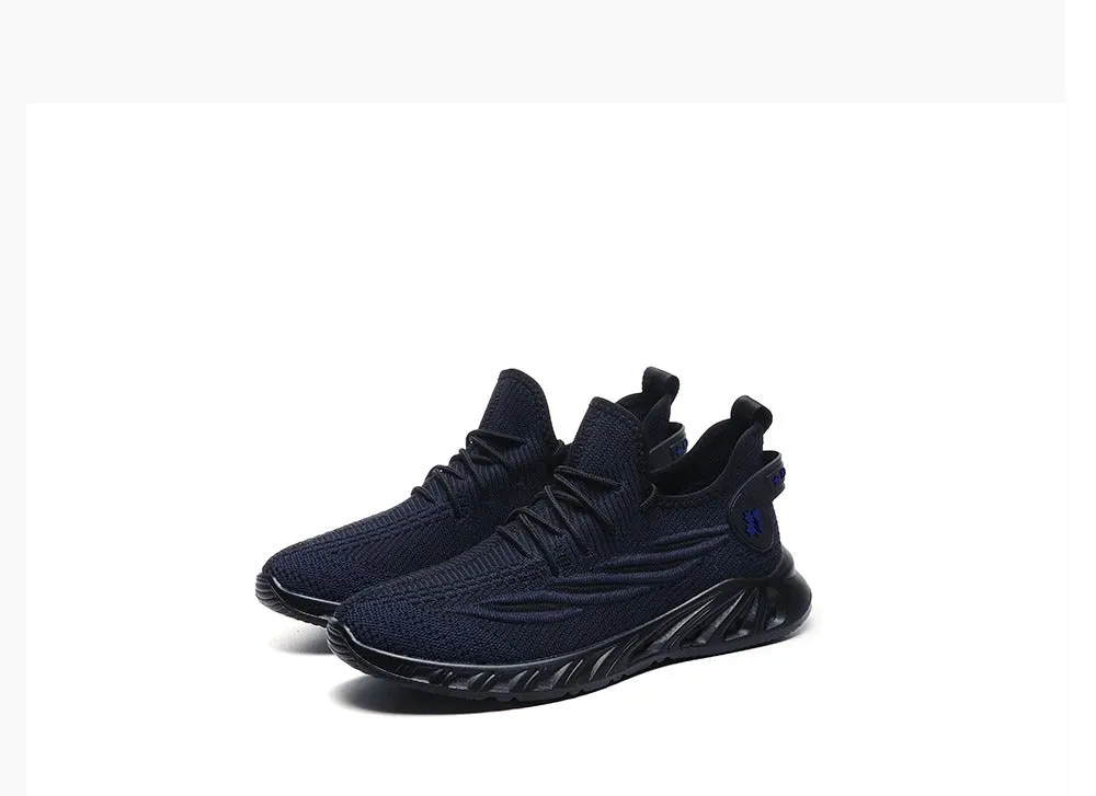 Men Shoes Comfy Design Mesh Breathable Sneakers Running Sports Shoes