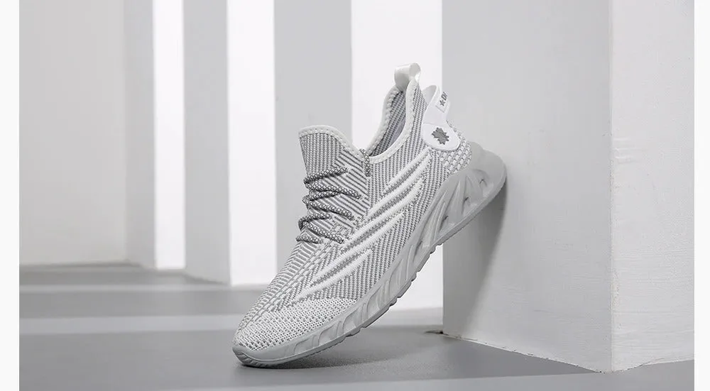 Men Shoes Comfy Design Mesh Breathable Sneakers Running Sports Shoes