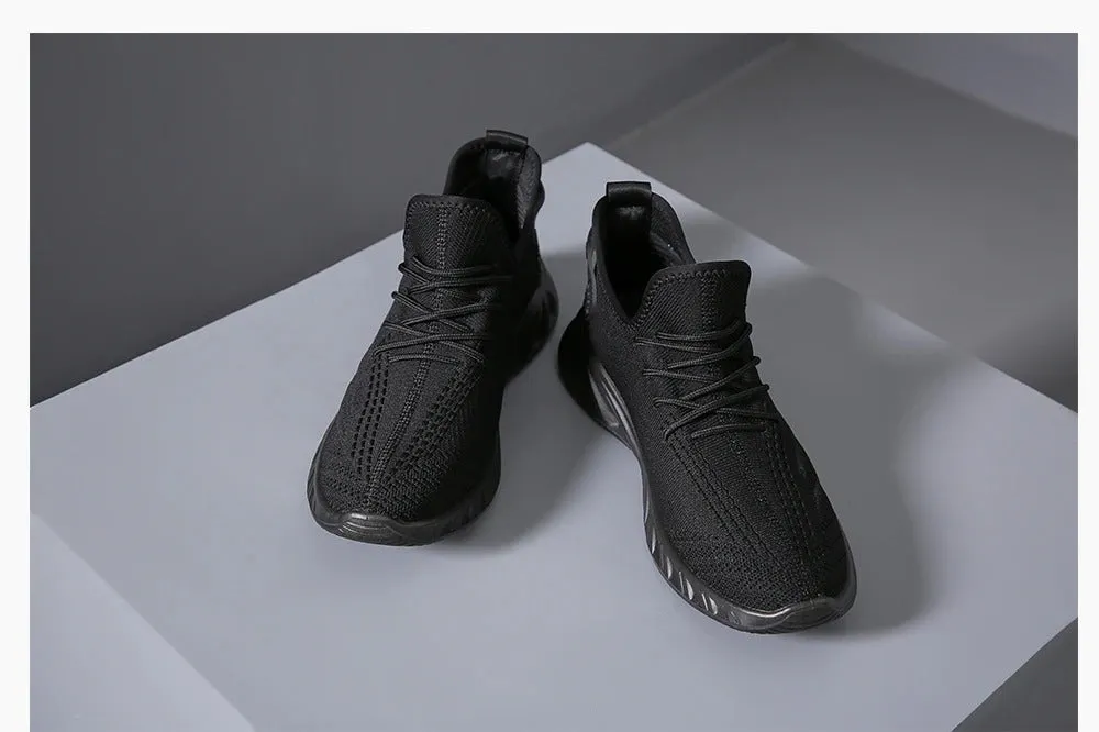 Men Shoes Comfy Design Mesh Breathable Sneakers Running Sports Shoes