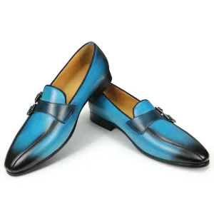 Mens Double Monk Strap Casual Classic Gentleman Business Fashion shoes