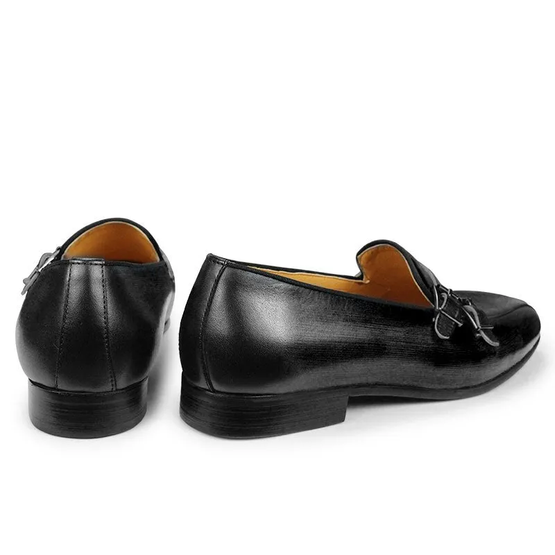 Mens Double Monk Strap Casual Classic Gentleman Business Fashion shoes