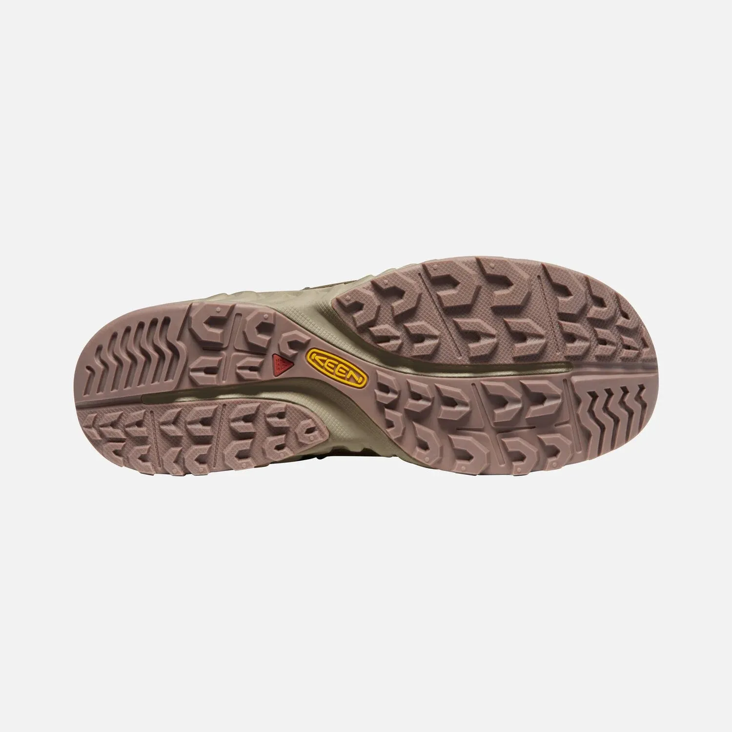 MENS KEEN NXIS EVO WATERPROOF SHOE - DARK OLIVE/BLACK OLIVE
